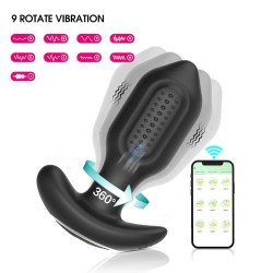 plug anal B - Series Lyla Bliss APP en silicone et ABS, vue d'ensemble