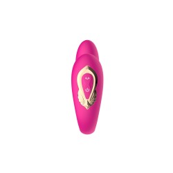 Gros plan sur la texture douce du silicone du vibromasseur