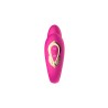 Gros plan sur la texture douce du silicone du vibromasseur