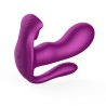 Stimulateur violet avec câble de recharge USB