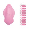 Stimulateur clitoridien B - Series Joy en silicone rose clair avec télécommande