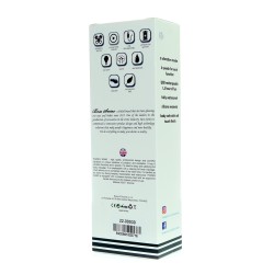 Masseur violet B - Series Magic posé avec son câble de recharge
