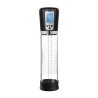 Pompe à pénis Pumped LCD posée avec son écran LED visible