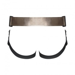 Harnais Strap-on-me Curious porté, vue d'ensemble sur silhouette