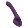 Échelle et dimensions du gode ceinture sans sangles Vive Satu coloris violet