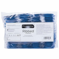 Préservatif Pasante Ribbed Passion, boîte de 144 unités