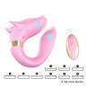 stimulateur clitoridien B - Series Joy Fox rose en silicone médical