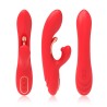 vibromasseur rabbit B - Series Joy Nirvana rouge en silicone médical