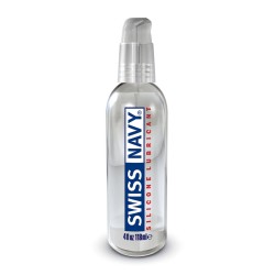 Flacon lubrifiant silicone Swiss Navy 118 ml avec pompe doseuse
