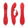 Vibromasseur rabbit B - Series Joy Crazy Horse rouge, vue d'ensemble