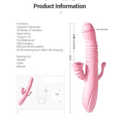 Stimulateur clitoridien B - Series Lyla vue de face coloris rose