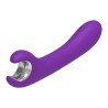 Stimulateur clitoridien B - Series Joy Mermaid en silicone violet, vue de face