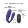 stimulateur clitoridien Love to Love Match Up en silicone indigo