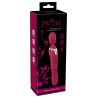 stimulateur clitoridien JAVIDA chauffant en silicone violet, vue d'ensemble