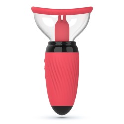 Gros plan sur la texture silicone de l'embout de succion
