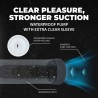 Pompe électrique gun metal présentée avec son câble de charge