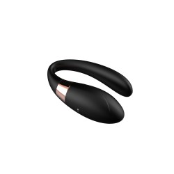 Stimulateur clitoridien Power Escorts UVibe noir avec télécommande sans fil