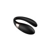Stimulateur clitoridien Power Escorts UVibe noir avec télécommande sans fil