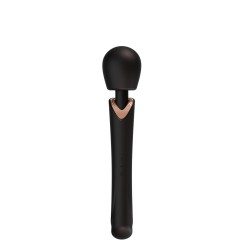 Stimulateur clitoridien B - Series Cute Perfect Wand en silicone noir, vue d'ensemble