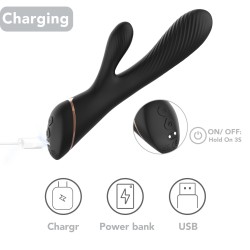 Finition en silicone noir mat du modèle Hare, gros plan