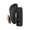 Stimulateur clitoridien Satisfyer Little Secret avec clip magnétique noir et doré