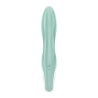 Détail du bras externe à air pulsé du modèle Satisfyer menthe