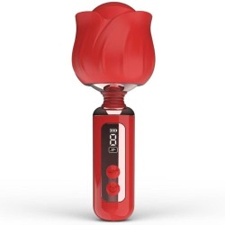 stimulateur clitoridien B - Series Lyla Rose Magic en forme de rose, silicone rose