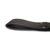 détail du grain de cuir et de la poignée du petit paddle Prowler RED