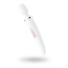Wand Satisfyer Wand-er Woman posé à côté de sa pochette de rangement