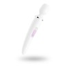 Wand Satisfyer Wand-er Woman blanc, vue d'ensemble sur fond neutre