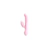 Vue de profil du bras vibrant et de la tige rotative rose