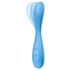 vibromasseur point g Satisfyer Flex 4 Connect App en silicone, vue de face
