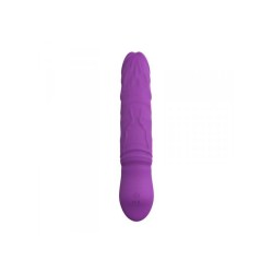 Gros plan sur la texture ondulée et la couleur violette de ce modèle Elys