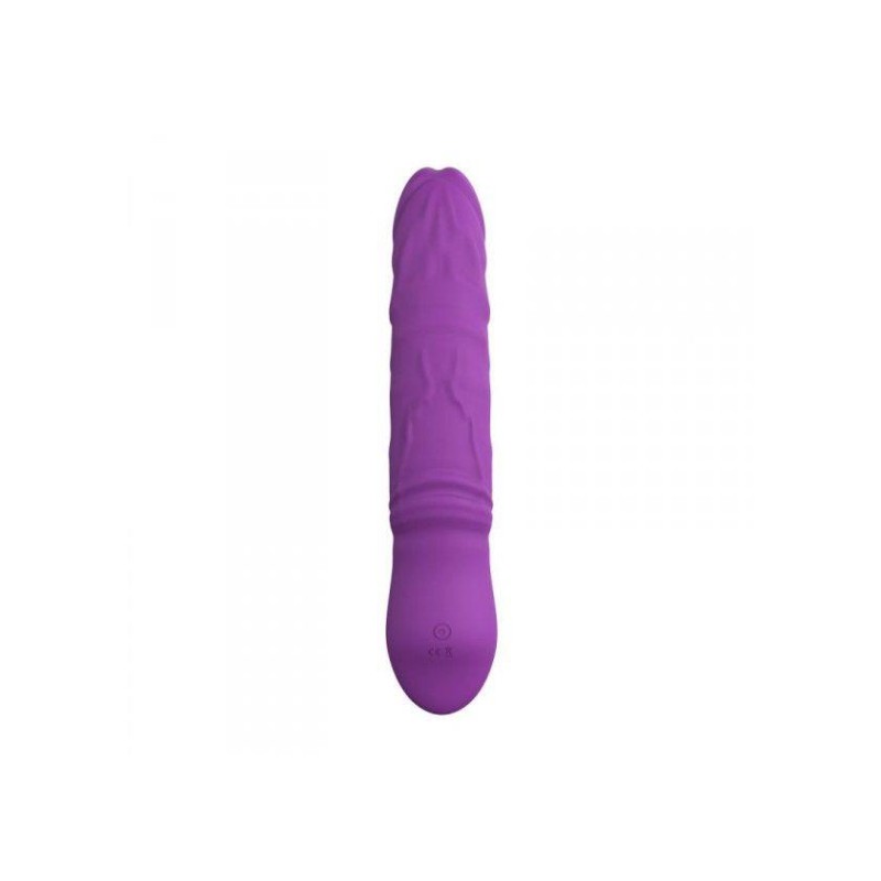 Gros plan sur la texture ondulée et la couleur violette de ce modèle Elys