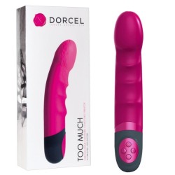 Silicone hypoallergénique et surface striée du corps incurvé du jouet Dorcel