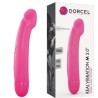 Vibromasseur réaliste Dorcel en silicone magenta avec courbe dédiée au point G