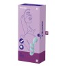 stimulateur clitoridien Satisfyer Tri Ball 2 bleu clair, vue de face