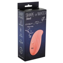 Stimulateur clitoridien Lola Toys Shape of Water Shell en silicone doux, vue d'ensemble