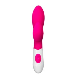 Détail des embouts du rabbit A-Toys Lilu pour stimulation interne et externe