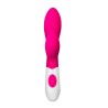 Détail des embouts du rabbit A-Toys Lilu pour stimulation interne et externe