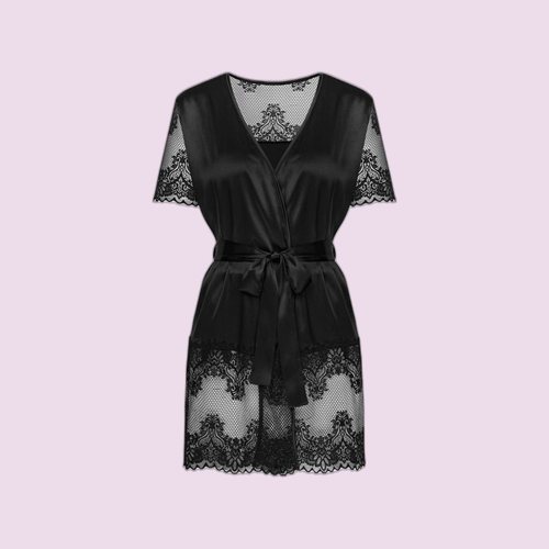 Déshabillé et peignoir : voile, satin, transparence